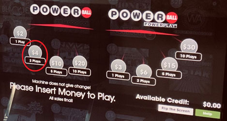 Vending buttons for all draw games and new $5 quick pick bundle