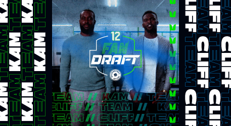 12 Fan Draft. Kam Chancellor and Cliff Avril.