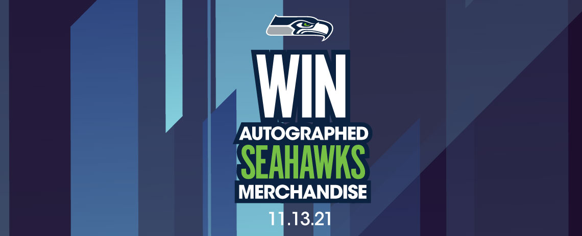 Win Autographed Seahawks Merchandise