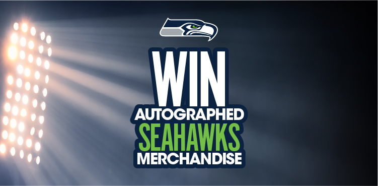 Win Seahawks Autographed Merchandise