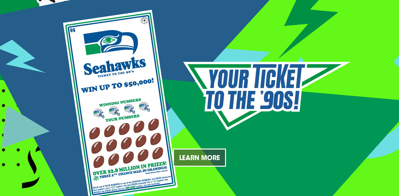 Seahawks Scratch. Your Ticket to the '90s! Learn More.