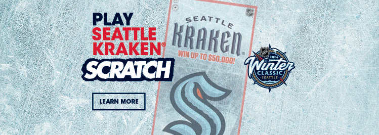 Play Seattle Kraken Scratch. Scratch ticket embedded in rink ice. Learn More.