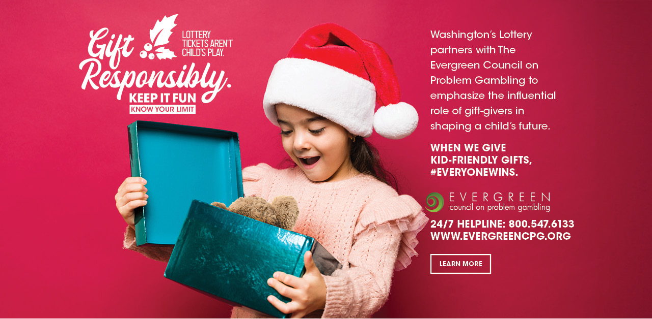 Gift Responsibly. Lottery Tickets Aren't Child's Play