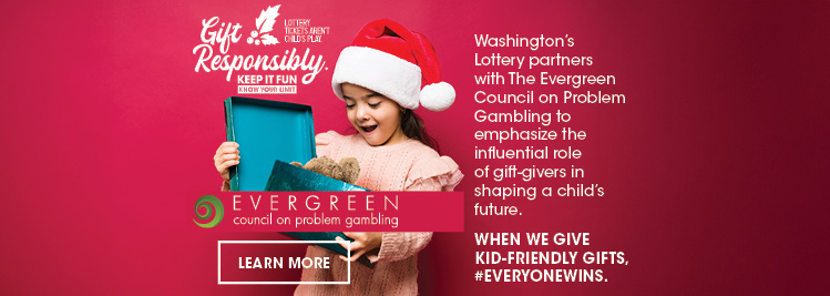 Gift Responsibly. Lottery Tickets Aren't Child's Play