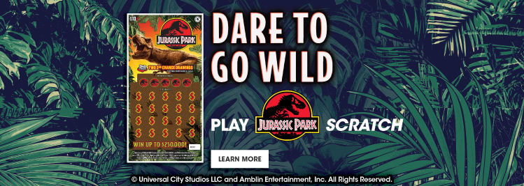 Dare to Go Wild. Play Jurassic Park Scratch.