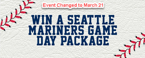 Mariners Game Day Package Promotion - Even Date Changed Jackpot for mobile screens.