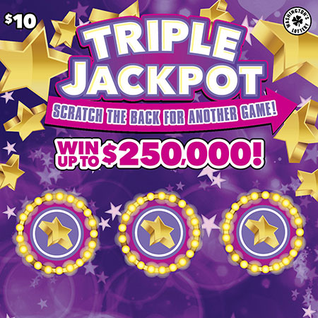TRIPLE JACKPOT scratch ticket from Washington Lottery