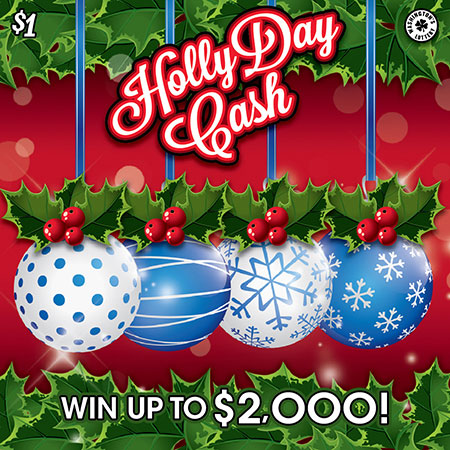 HOLLY DAY CASH scratch ticket from Washington Lottery