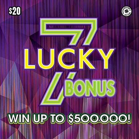 LUCKY 7 BONUS scratch ticket from Washington Lottery