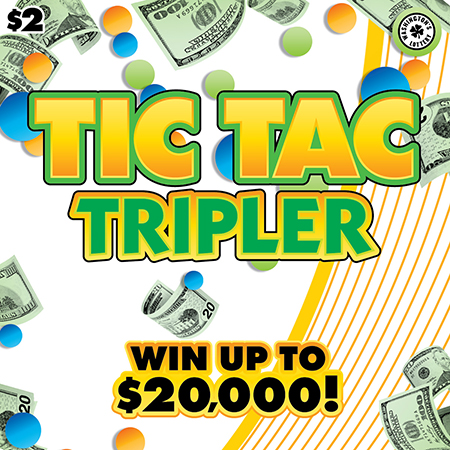 TIC TAC TRIPLER scratch ticket from Washington Lottery