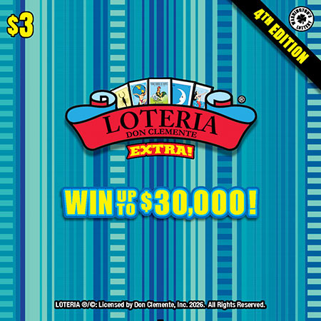 LOTERIA EXTRA! 4TH EDITION scratch ticket from Washington Lottery