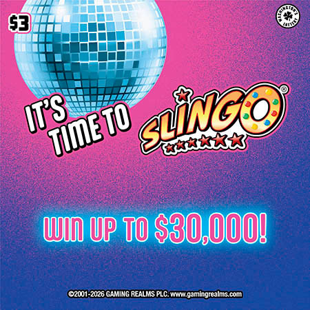 ITS TIME TO SLINGO scratch ticket from Washington Lottery