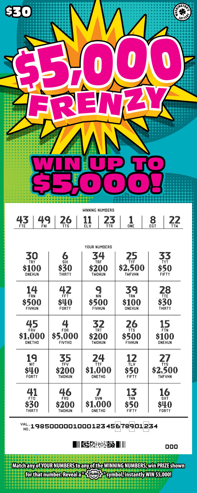 Scratch - Explorer - Washington's Lottery