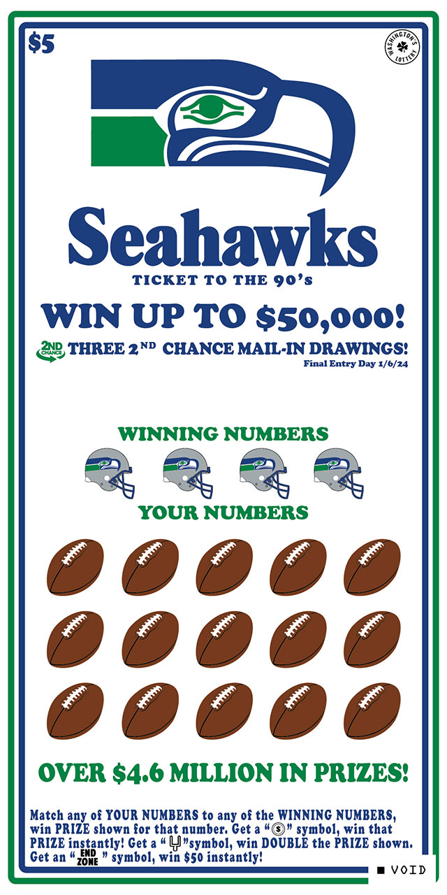 Seahawks Scratch Ticket Game 